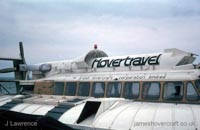 The SRN6 with Hovertravel - View of the superstructure (submitted by Pat Lawrence).